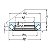 ROLAMENTO NSK AXIAL AUTOCOMPENSADOR DE ROLOS 29456 EM - Imagem 3