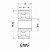 POLIA IND. ROYAL 35 DENTES H 150 TIPO 6F EM FERRO FUNDIDO - Imagem 2