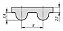 CORREIA IND. BANDO HTD BORRACHA 40MM 8M-624 - Imagem 2
