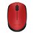 Mouse sem fio Logitech M170 Vermelho com  Design Compacto - Imagem 1
