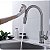 Torneira Para Cozinha Cromada de Bancada Gourmet Monocomando Aço Inox Agua quente fria - Imagem 4