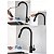Torneira Para Cozinha Preta Black de Bancada Gourmet Monocomando Aço Inox Agua quente fria - Imagem 3