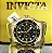 Relogio Invicta Pro Diver 0072 Dourado Bisel E Fundo Preto - Imagem 8