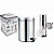 Kit Lixeira de Banheiro 3 Litros em Inox Com Pedal Escova Sanitaria e Suporte - Imagem 3