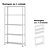 Estante De Aço Com 5 Prateleiras 80Lx27PX155A Cinza - Smart W3 10071 - Imagem 4