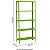 Estante De Aço Bipartida 5 Prateleiras CH 26 80Lx27PX155A VL 10088 - Imagem 2