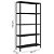 Estante De Aço Bipartida 5 Prateleiras CH 26 80Lx27PX155A PT 10094 - Imagem 2