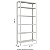 Estante de Aço 6 Prateleiras 1 Reforço Suporta 30 Kg CH 26 92Lx42Px198A CZ SMART 10009 - Imagem 2