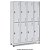 Roupeiro De Aço 8 Portas Grandes 128,8Lx35Px182A Cinza - Smart W3 10002 - Imagem 1