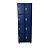 Roupeiro de Aço S 8 Portas Pequenas C/ Pitão 64,4Lx35Px182A + Pé 80MM PT/COR 10121 - Imagem 6