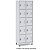 Roupeiro de Aço 10 Portas Pequenas 64,4Lx35Px182A Cinza - Smart W3 10120 - Imagem 1