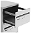 Arquivo de Aço Para Pasta Suspensa Com 4 Gavetas 47Lx50Px133A Cinza - Smart W3 10010 - Imagem 3
