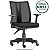 Cadeira Diretor Ergonômica Revestimento Crepe Preto - Plus 400208 - Imagem 1