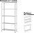 Estante De Aço Bipartida 5 Prateleiras CH 26 80Lx27PX155A BR 10089 - Imagem 5