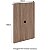 Painel de Parede Mileto Com Passa Cabos Centralizado 40MM 90Lx4Px135A MLG (2v) 605501 - Imagem 2