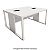 Plataforma Dupla Inicial Pé Quadro Olímpia 25MM 120Lx120Px73A BR/BR (6v) 604109 - Imagem 3