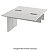 Plataforma Dupla Continuação Pé Painel Olímpia 25MM 120Lx120Px73A BR/BR (6v) 604108 - Imagem 1
