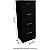 Arquivo Pasta Suspensa Com 4 Gavetas 46,5Lx45Px127A Preto - Mileto 601406 - Imagem 2