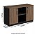 Armário Baixo Credenza 120Lx45Px73,5A Málaga Com Preto - Mileto 601610 - Imagem 2