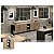 Armário Baixo Credenza 120Lx45Px73,5A Málaga Com Preto - Mileto 601610 - Imagem 3