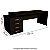 Mesa Diretor Dinâmica Mileto C/ 4 Gavetas Pedestal Pé Painel 40MM 150Lx70Px73,5A PT/PT (4v) 601404 - Imagem 4
