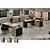 Mesa de Escritório Dinâmica Com Gaveteiro 4 Gavetas Pedestal Pé Painel 150Lx70Px73,5A Málaga com Preto - Mileto 601605 - Imagem 3