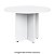 Mesa Reunião Circular Pé Painel Olímpia 25MM 120Lx120Px73A BR/BR (2v) 604106 - Imagem 1