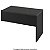 Mesa Auxiliar Dinâmica Pé Painel Olímpia 25MM 90Lx45Px73A PT/PT (1v) 604310 - Imagem 1