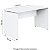 Mesa Secretária Pé Painel Olímpia 25MM 120LX60PX73A BR/BR (2v)604103 - Imagem 2