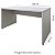 Mesa de Escritório Pé Painel 135Lx60Px75A Cinza- Sparta 605007 - Imagem 2