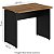 Mesa Secretária Pé Painel Olímpia 25MM 120LX60PX73A MLG/PT (2v) 604603 - Imagem 2