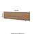 Painel Divisor Para Mesa Plataforma 120Lx34A Carvalho Brasileiro - Atenas 602202 - Imagem 2