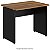 Mesa de Escritório Pé Quadro 120Lx60Px73A Ameixa com Preto - Olímpia 604001 - Imagem 1