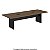 Mesa Reunião Retangular Pé Painel Mileto C/ 2 Caixas De Tomada 40MM 270Lx90Px73A MLG/PT (5v) 601601 - Imagem 1