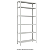 Estante de Aço 6 Prateleiras 1 Reforço Suporta 30 Kg 92,5Lx30Px198A CZ SMART 10008 - Imagem 1