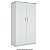 Armário Alto 3 Prateleiras 77x40x159 Cinza - Prática 650507 - Imagem 1
