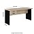 Mesa Secretária LT C/ Gaveteiro Fixo 2 Gavetas Pé Painel 30MM 120Lx60Px72,5A CV BRAS/PT 650315 - Imagem 2