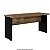 Mesa Secretária LT C/ Gaveteiro Fixo 2 Gavetas Pé Painel 30MM 150Lx60Px72,5A NO/PT 650316 - Imagem 1