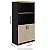 Estante Executiva LT 2 Prateleiras Reguláveis + 1 Fixa 30MM 75Lx38,5Px160,5A CAR BRAS/PT 650325 - Imagem 2