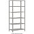 Estante Aço 6 Prateleiras C/ Oblongo 1 Reforço Suporta 60 Kg CH 24 92Lx30Px250A CZ 10105 - Imagem 1