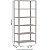 Estante de Aço 6 Prateleiras C/ 1 Reforço Suporta 60 Kg CH 24 92Lx30Px200A CZ 10106 - Imagem 2