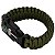 Pulseira Paracord Original Bracelete com Bússola Apito e Raspador T - Imagem 9