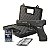 Kit Pistola Airgun G17 Glock Com Maleta 300 Esferas + 5 Cartuchos de Co2 + 300 Esferas de 4,5mm + Chave Allen + Manual e NF + Brinde - Imagem 1