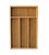 Porta Talher Retangular em MDF com 4 Divisórias - Imagem 1