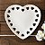 Prato Decorativo Borda Coração Branco 18 cm - Imagem 2