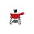 Conjunto Para Fondue Lausanne Vermelho de Ceramica 8 Peças - Imagem 1