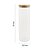 Pote De Vidro De Mantimentos 2000ml com Tampa De Bambu - Imagem 2