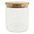 Pote De Vidro De Mantimentos 500ml com Tampa De Bambu - Imagem 1