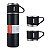 Garrafa de Água Café Térmica Squeeze com 2 Canecas - Vacuum Bottle 500ml - Imagem 3