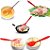 Conjunto 5 Peças de Utensílios de Cozinha (3 Espátulas, 1 Pincel e 1 Batedor de Ovos) Cor: Vermelho - Imagem 3